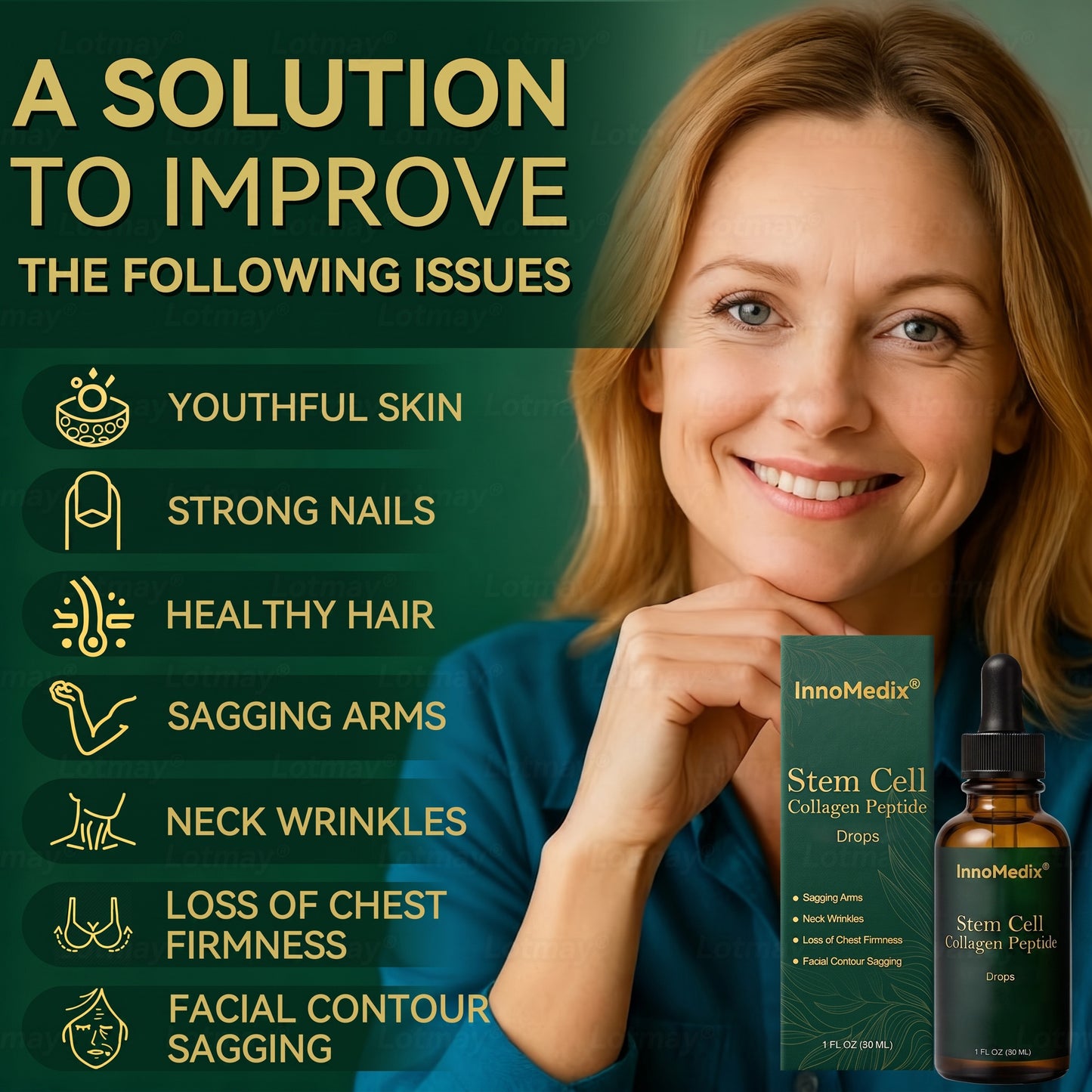 𝐎𝐟𝐟𝐢𝐜𝐢𝐚𝐥𝐥𝐲 𝐀𝐮𝐭𝐡𝐨𝐫𝐢𝐬𝐞𝐝 𝑬𝒙𝒄𝒍𝒖𝒔𝒊𝒗𝒆 𝑬𝒅𝒊𝒕𝒊𝒐𝒏✅|InnoMedix® 𝑆𝑡𝑒𝑚 𝐶𝑒𝑙𝑙 & 𝐶𝑜𝑙𝑙𝑎𝑔𝑒𝑛 𝑃𝑒𝑝𝑡𝑖𝑑𝑒 𝐷𝑟𝑜𝑝𝑠 (Lift & Firm Sagging Skin & Reduce Wrinkle Formation)🐦‍🔥