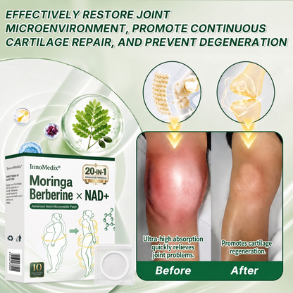 InnoMedix® Moringa Berberine x NAD+ 20-IN-1 Advanced Nano Microneedle Patch（美国英语upsell）