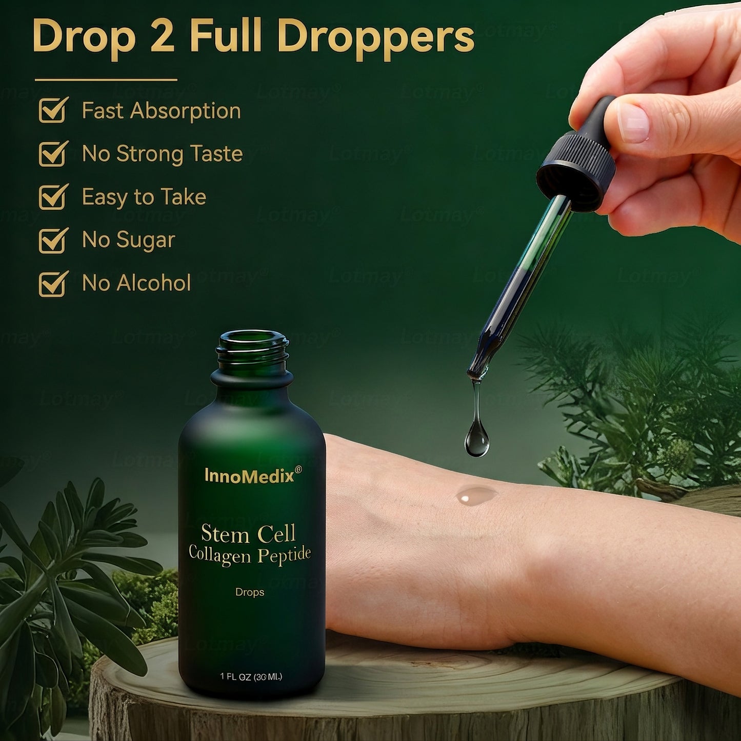 𝐎𝐟𝐟𝐢𝐜𝐢𝐚𝐥𝐥𝐲 𝐀𝐮𝐭𝐡𝐨𝐫𝐢𝐬𝐞𝐝 𝑬𝒙𝒄𝒍𝒖𝒔𝒊𝒗𝒆 𝑬𝒅𝒊𝒕𝒊𝒐𝒏✅|InnoMedix® 𝑆𝑡𝑒𝑚 𝐶𝑒𝑙𝑙 & 𝐶𝑜𝑙𝑙𝑎𝑔𝑒𝑛 𝑃𝑒𝑝𝑡𝑖𝑑𝑒 𝐷𝑟𝑜𝑝𝑠 (Lift & Firm Sagging Skin & Reduce Wrinkle Formation)🐦‍🔥