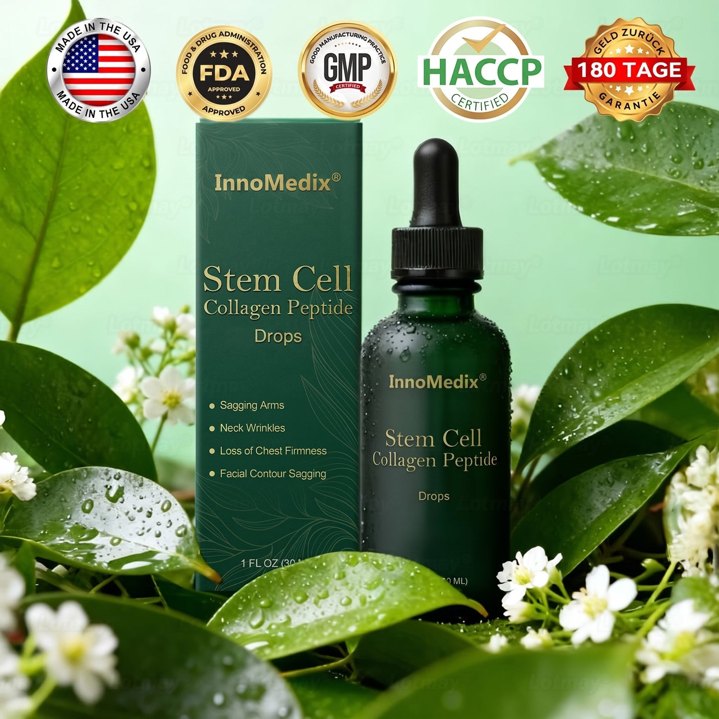 𝐎𝐟𝐟𝐢𝐜𝐢𝐚𝐥𝐥𝐲 𝐀𝐮𝐭𝐡𝐨𝐫𝐢𝐬𝐞𝐝 𝑬𝒙𝒄𝒍𝒖𝒔𝒊𝒗𝒆 𝑬𝒅𝒊𝒕𝒊𝒐𝒏✅|InnoMedix® 𝑆𝑡𝑒𝑚 𝐶𝑒𝑙𝑙 & 𝐶𝑜𝑙𝑙𝑎𝑔𝑒𝑛 𝑃𝑒𝑝𝑡𝑖𝑑𝑒 𝐷𝑟𝑜𝑝𝑠 (Lift & Firm Sagging Skin & Reduce Wrinkle Formation)🐦‍🔥