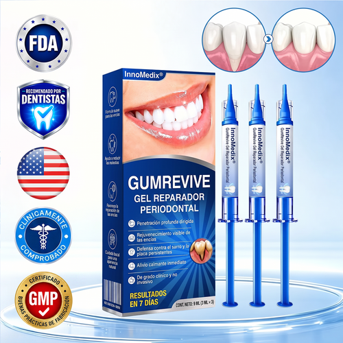 🇺🇸🏅🦷🛡️InnoMedix® Revitaliza Encías Gel Reparador Periodontal（美国西语）