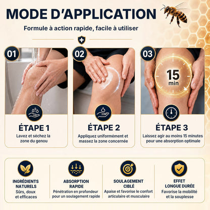 🔥 Healrize® Crème Articulaire au Venin d’Abeille – Soulagement Rapide des Inconforts aux Épaules, Mains, Dos et Articulations | Retrouvez une Mobilité Naturelle（加拿大法语）（副本）