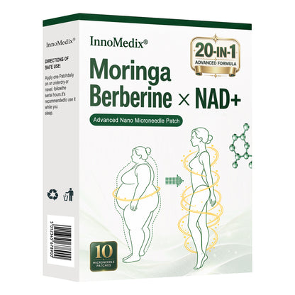 InnoMedix® Moringa Berberine x NAD+ 20-IN-1 Advanced Nano Microneedle Patch（美国英语upsell）