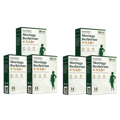 InnoMedix® Moringa Berbérine x NAD+ 20-IN-1 Patch Avancé à Nano-Microaiguilles (À appliquer une seule fois par jour – des changements visibles en seulement 7 jours.)（法国法语）（副本）