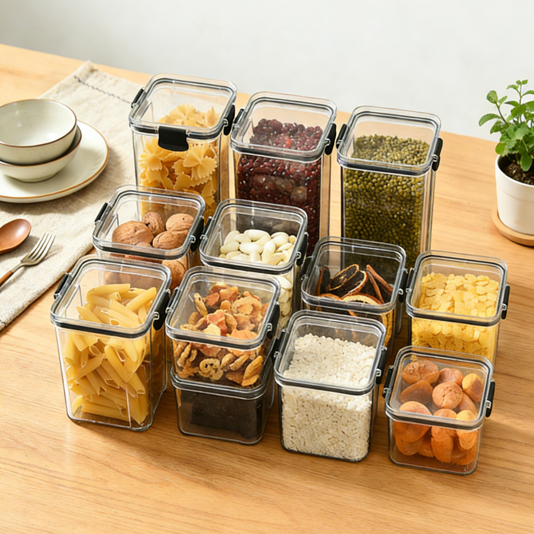 Kitchen Granola and Cereal Snack Sealed Container – Dried Fruit and Dry Goods Storage Container