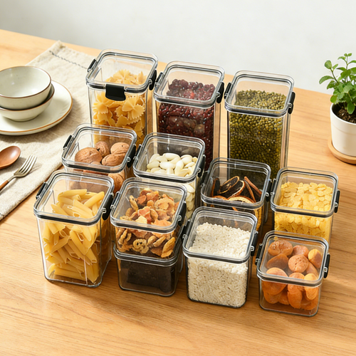 Kitchen Granola and Cereal Snack Sealed Container – Dried Fruit and Dry Goods Storage Container