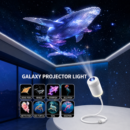 ✨Comauo® Smart Wi-Fi Night Light Projector—💝Smart Wi-Fi Galaxy & Ocean Projector That Transforms Any Room Instantly