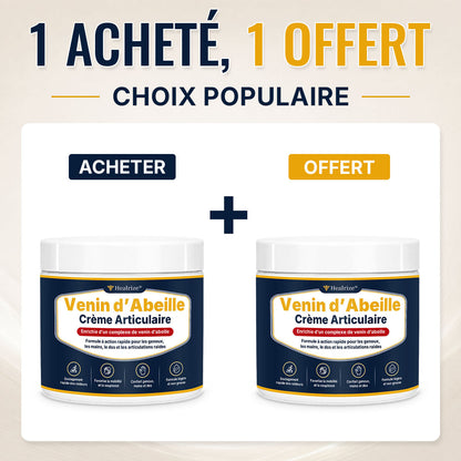 🔥 Healrize® Crème Articulaire au Venin d’Abeille – Soulagement Rapide des Inconforts aux Épaules, Mains, Dos et Articulations | Retrouvez une Mobilité Naturelle（法国）（副本）