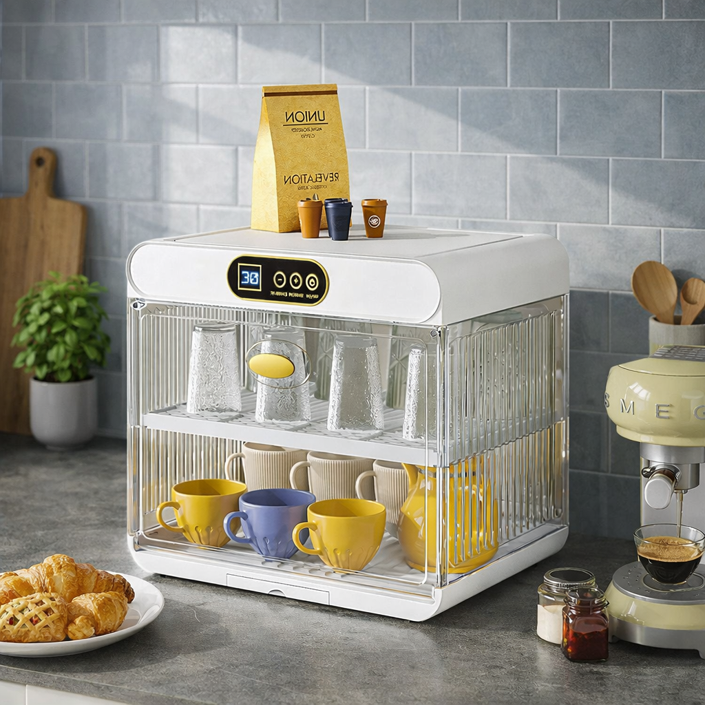 Tea set storage box, sterilization storage box