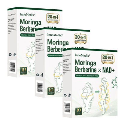 InnoMedix® Moringa Berberine x NAD+ 20-IN-1 Advanced Nano Microneedle Patch（美国英语upsell）