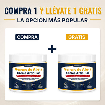 🔥 Healrize® Crema para el Confort Articular con Veneno de Abeja – Alivio Rápido para Hombros, Manos, Espalda y Articulaciones | Muévete con Mayor Libertad（美国西语）