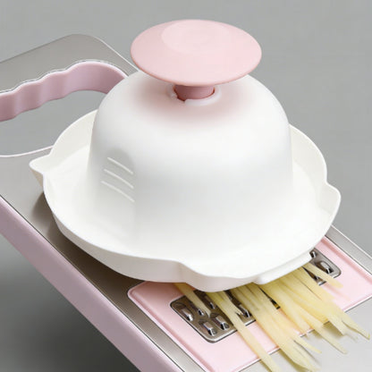 Multi-purpose kitchen grater with protective handle