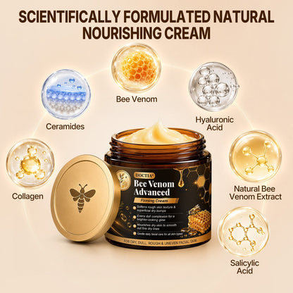 ✨🔥 DOCTIA® Bee Venom Advanced Firming Cream — Helps Improve the Appearance of Fine Lines, Loss of Firmness & Rough Skin Texture