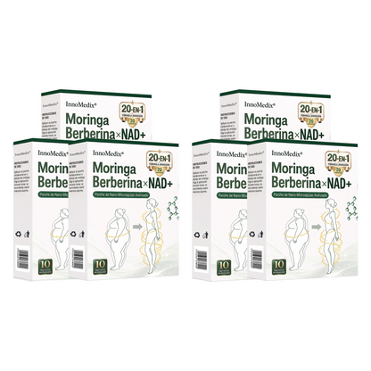 InnoMedix® Moringa Berberina x NAD+ 20-EN-1 Parche Avanzado de Nano-Microagujas (Aplicar solo una vez al día – cambios visibles en tan solo 7 días.)（墨西哥西语）