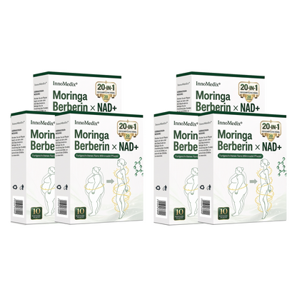 InnoMedix® Moringa Berberin x NAD+ 20-IN-1 Advanced Nano-Mikronadel-Pflaster(德国upsell)