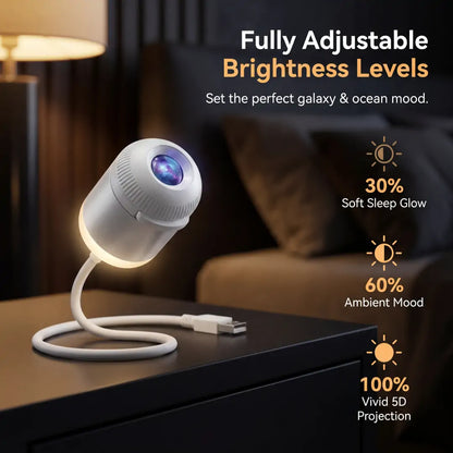 ✨Comauo® Smart Wi-Fi Night Light Projector—💝Smart Wi-Fi Galaxy & Ocean Projector That Transforms Any Room Instantly
