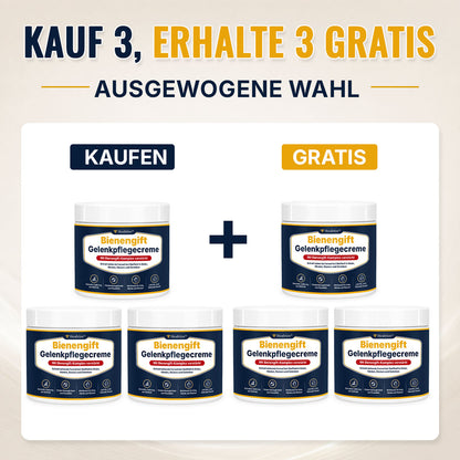 🔥 Healrize® Bienengift-Gelenkpflegecreme – Schnell einziehender Komfort für Knie, Hände, Rücken und Schultern(德语）