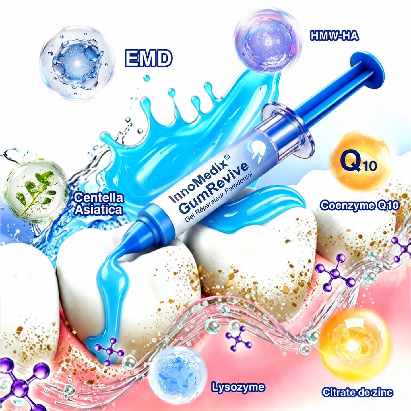 🇫🇷🏅🦷🛡️InnoMedix® Revitalisation des Gencives Gel Réparateur Parodontal（法国）
