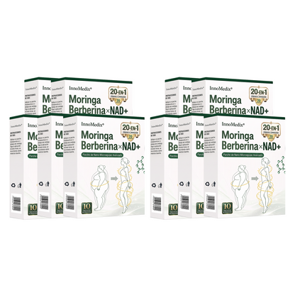 InnoMedix® Moringa Berberina x NAD+ 20-EN-1 Parche Avanzado de Nano-Microagujas (Aplicar solo una vez al día – cambios visibles en tan solo 7 días.)（墨西哥西语）