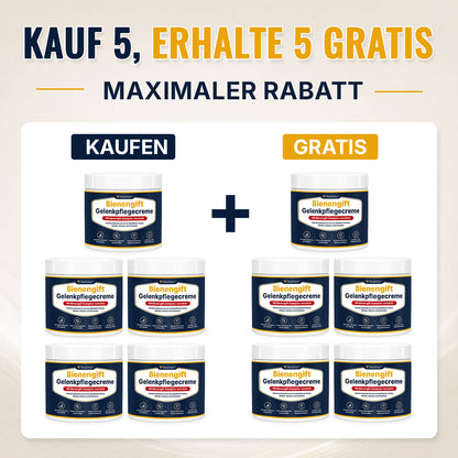 🔥 Healrize® Bienengift-Gelenkpflegecreme – Schnell einziehender Komfort für Knie, Hände, Rücken und Schultern(德语）