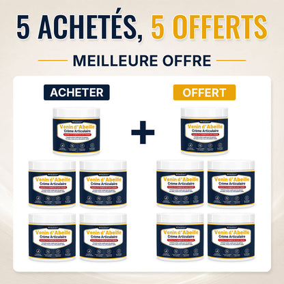 🔥 Healrize® Crème Articulaire au Venin d’Abeille – Soulagement Rapide des Inconforts aux Épaules, Mains, Dos et Articulations | Retrouvez une Mobilité Naturelle（法国）（副本）