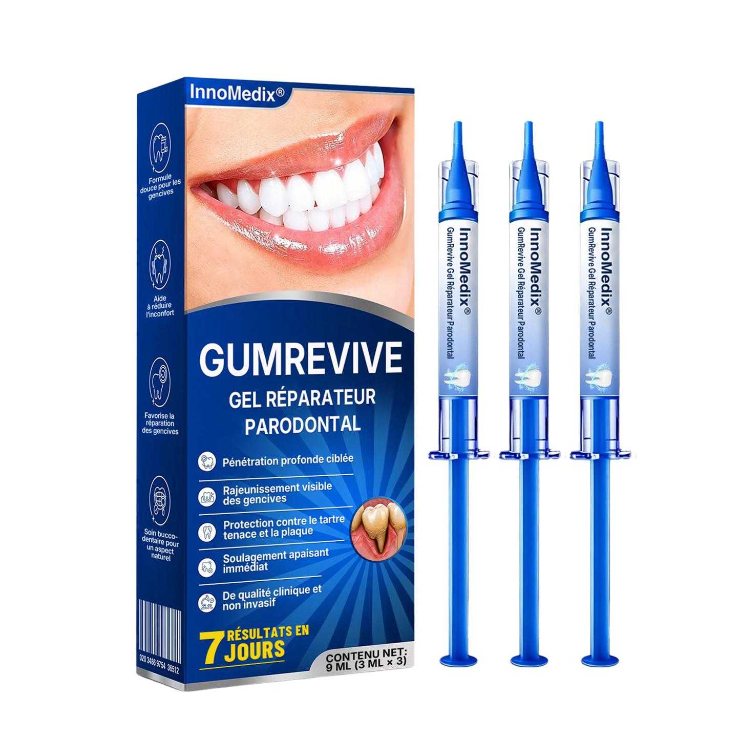 🇫🇷🏅🦷🛡️InnoMedix® Revitalisation des Gencives Gel Réparateur Parodontal（法国）