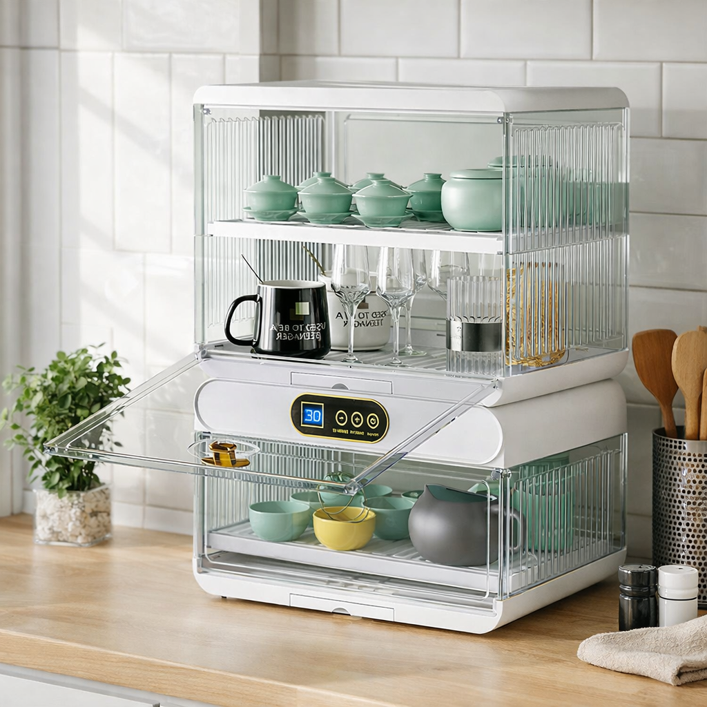 Tea set storage box, sterilization storage box