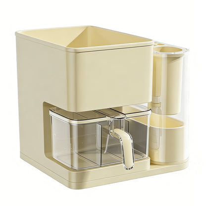 Kitchen Multi-Functional Storage Rack, Combined Knife, Fork and Seasoning Storage